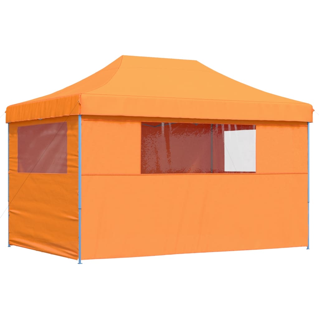 Pop-Up Pavillon mit Seitenwänden - Gartenpavillon - Terrassenpavillon - 410x280
