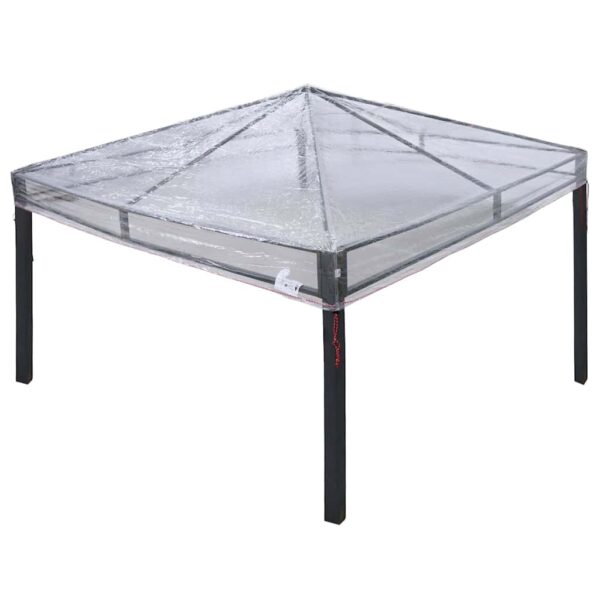 Ersatzabdeckung für Pavillons - Transparent - Regenschutz für Stoffdächer - PVC