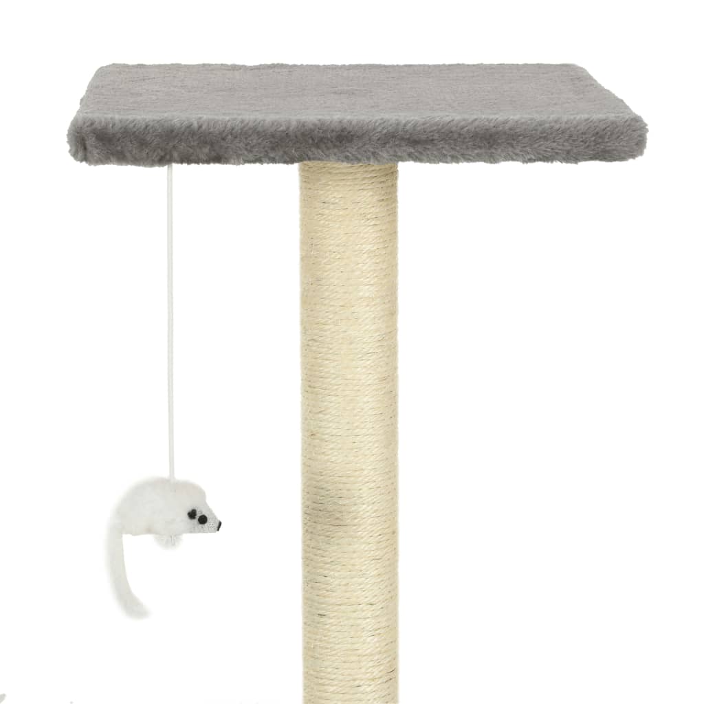 Mehrstöckiger Kratzbaum mit Höhle, Plattformen und Spielzeug für aktive Katzen