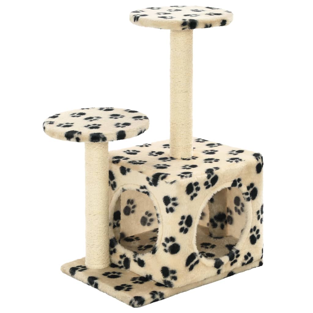 Stabiler Kratzbaum für junge Kätzchen - Katzenkratzbaum - Spielbaum - 60cm hoch