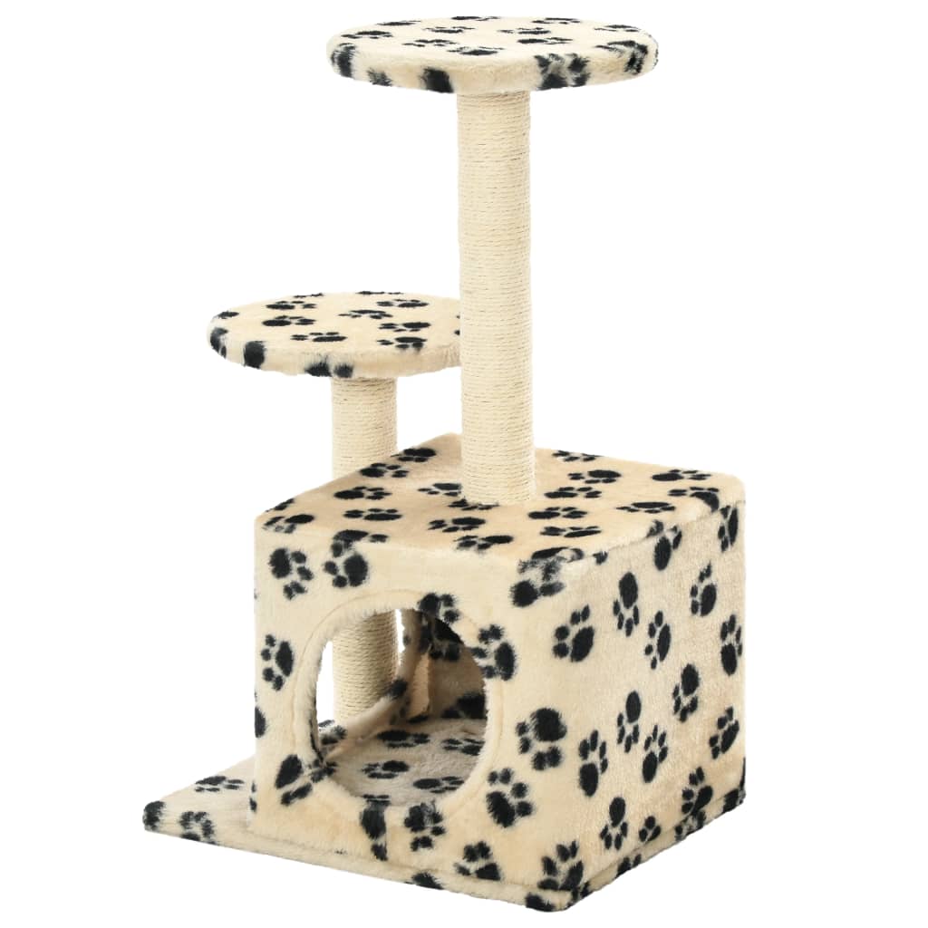 Stabiler Kratzbaum für junge Kätzchen - Katzenkratzbaum - Spielbaum - 60cm hoch