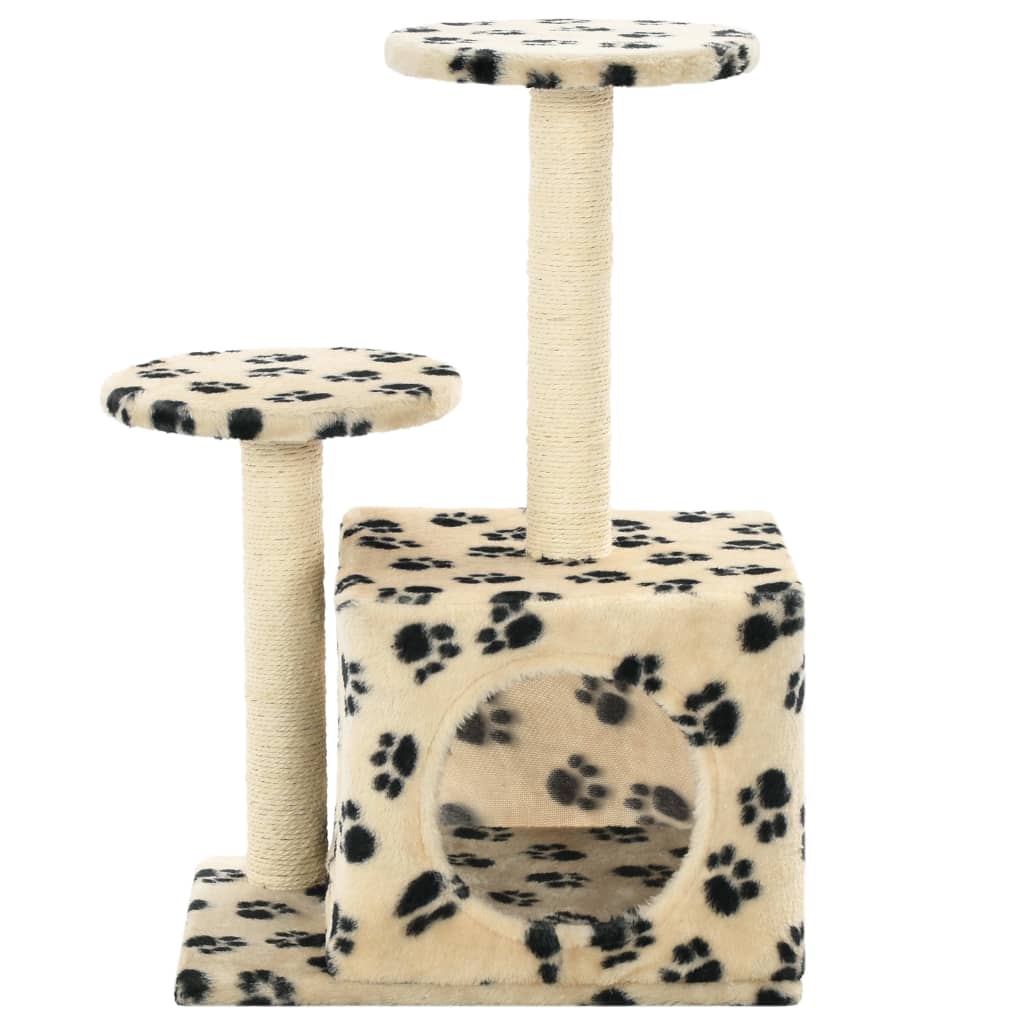 Stabiler Kratzbaum für junge Kätzchen - Katzenkratzbaum - Spielbaum - 60cm hoch