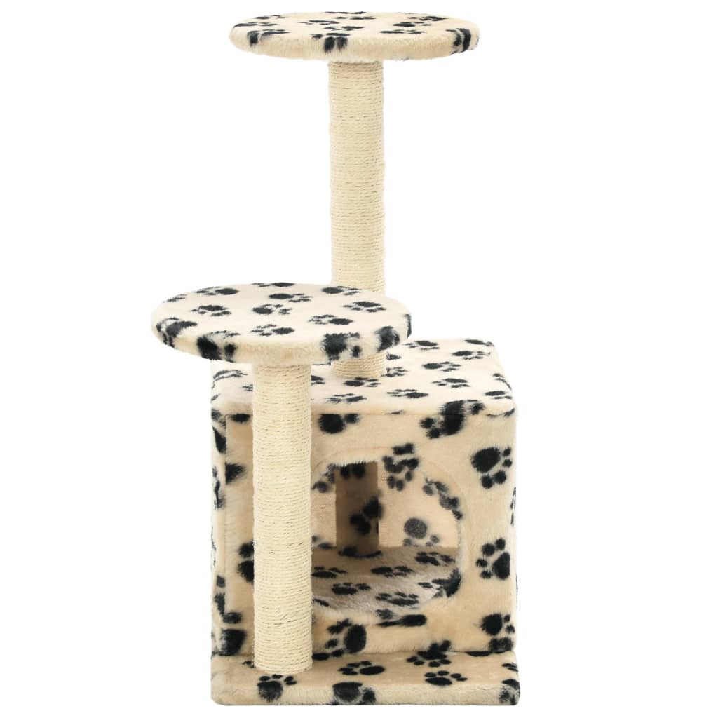 Stabiler Kratzbaum für junge Kätzchen - Katzenkratzbaum - Spielbaum - 60cm hoch