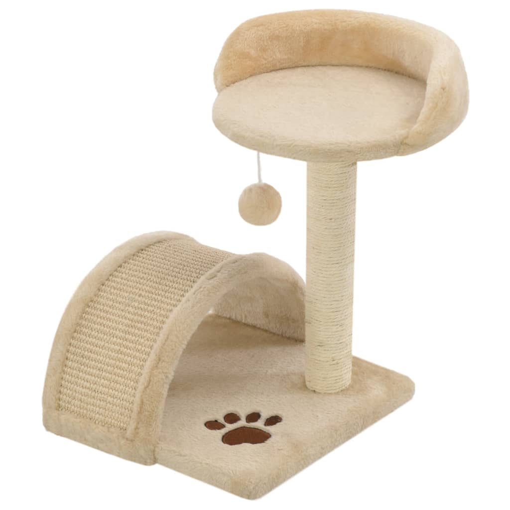 Kleiner Katzenkratzbaum für junge Kätzchen - Kratzbaum - Kletterbaum - 40 cm