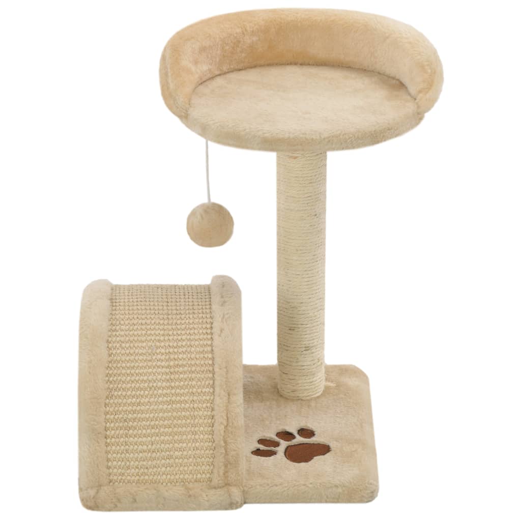 Kleiner Katzenkratzbaum für junge Kätzchen - Kratzbaum - Kletterbaum - 40 cm