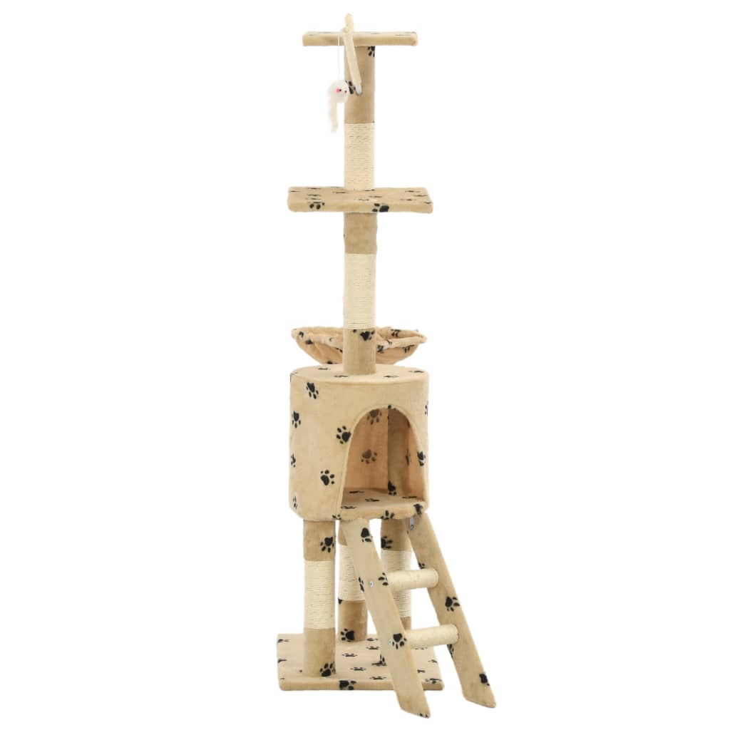 Kratzbaum - Katzenmöbel - Katzenkratzbaum - mit Höhlen & Liegeflächen - 138 cm