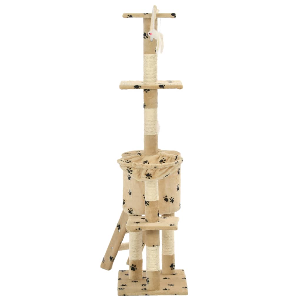 Kratzbaum - Katzenmöbel - Katzenkratzbaum - mit Höhlen & Liegeflächen - 138 cm