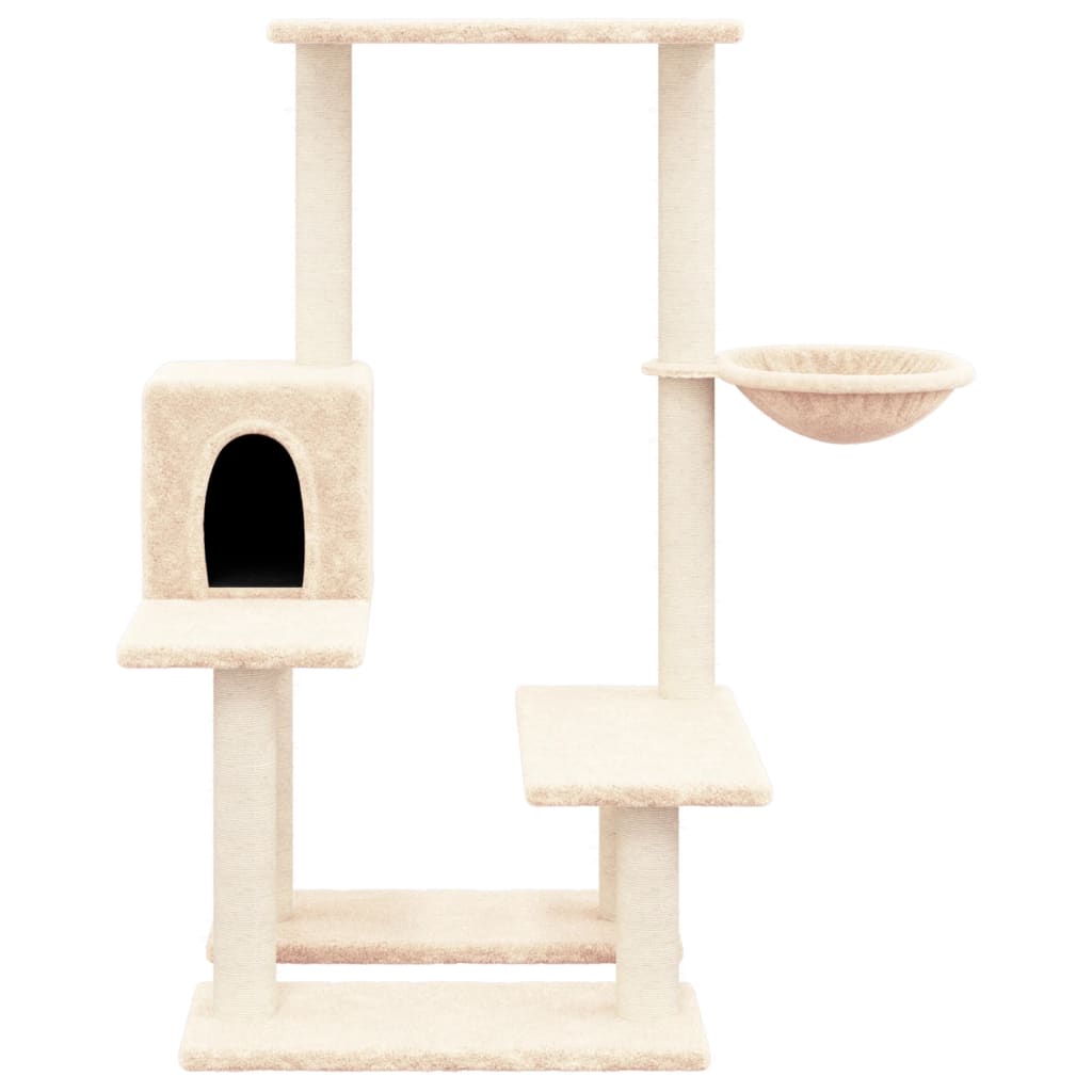 Katzenkratzbaum - Spielturm - Kratzbaum - Katzenmöbel - Sisal - 47,5x60x94,5 cm
