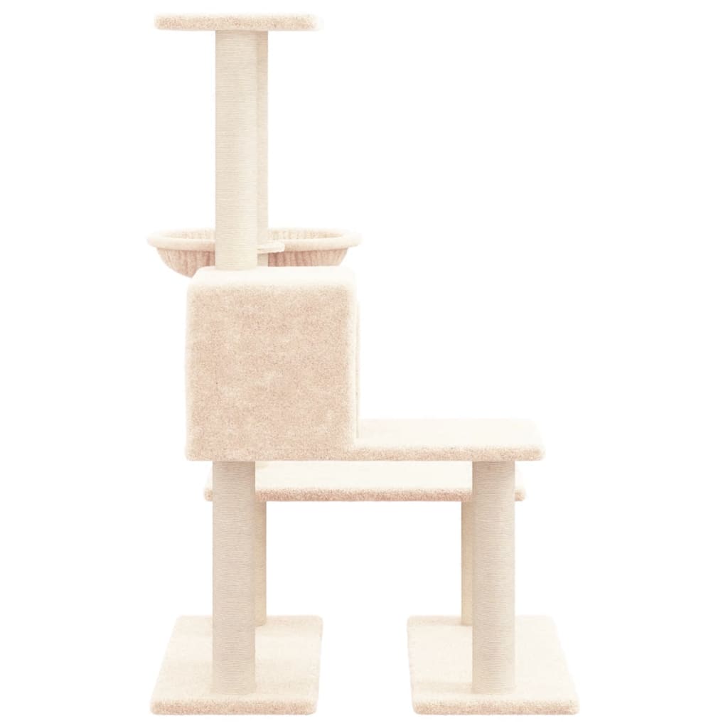 Katzenkratzbaum - Spielturm - Kratzbaum - Katzenmöbel - Sisal - 47,5x60x94,5 cm