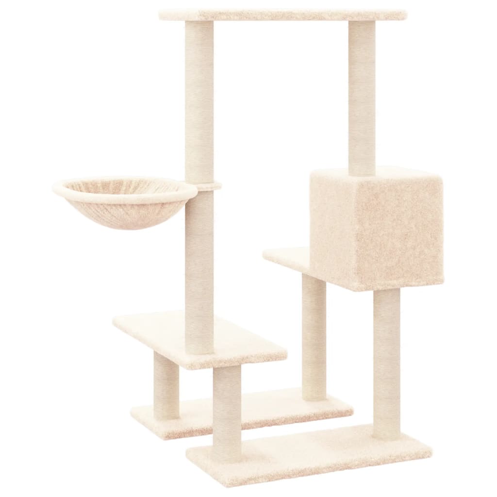 Katzenkratzbaum - Spielturm - Kratzbaum - Katzenmöbel - Sisal - 47,5x60x94,5 cm