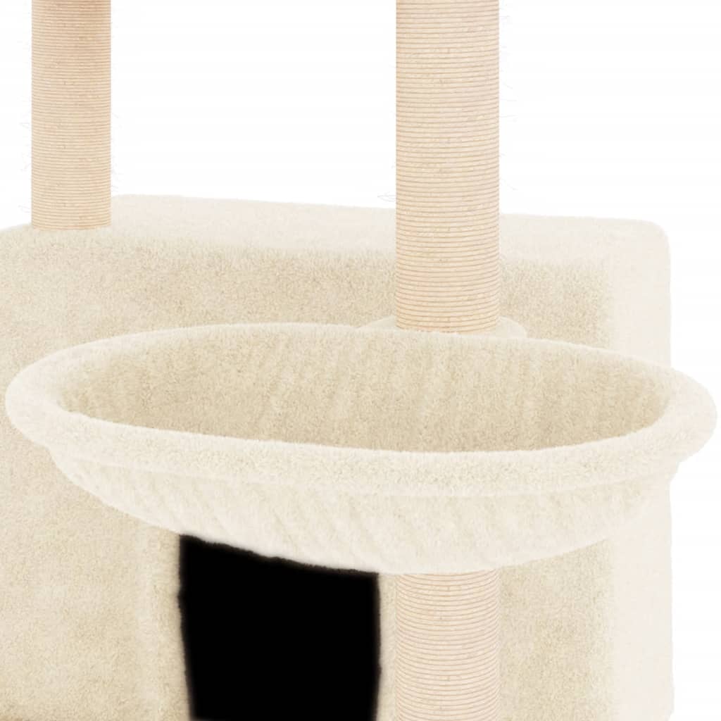 Stabiler Kratzbaum für Katzen - Katzenkratzbaum - Spielturm - mit Kuschelhöhle