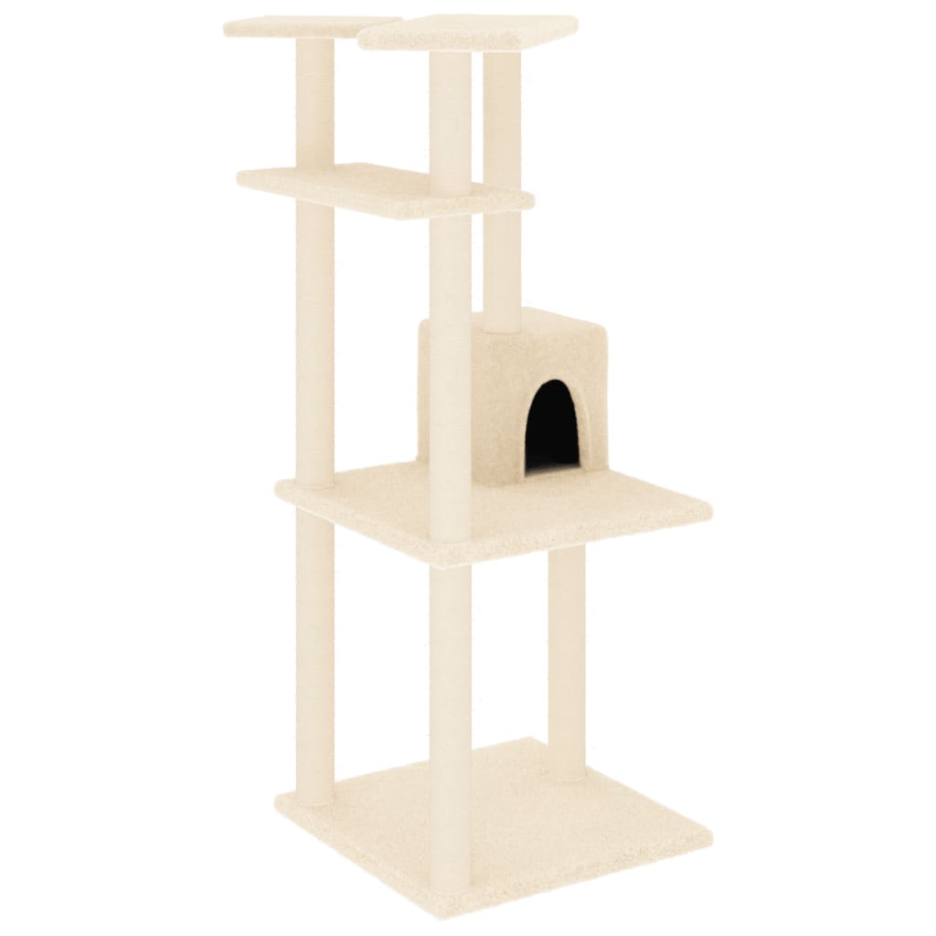 Kratzbaum - Katzenmöbel - Katzenkratzbaum - Katzenzubehör - Spielbaum - 123 cm