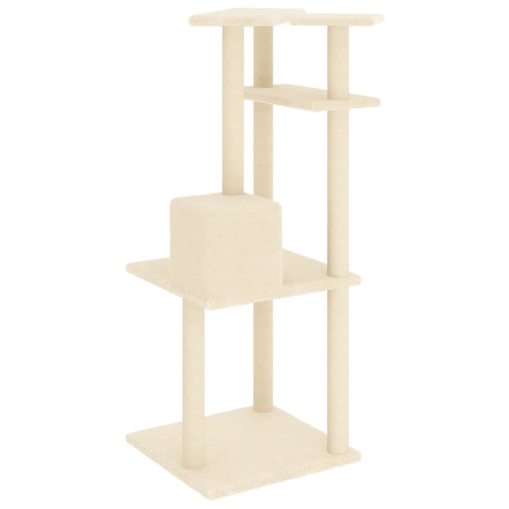 Kratzbaum - Katzenmöbel - Katzenkratzbaum - Katzenzubehör - Spielbaum - 123 cm