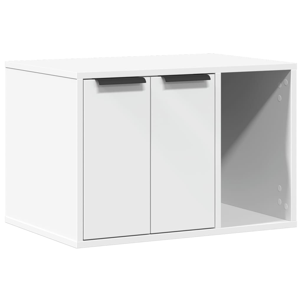 Katzenmöbel - Katzentoilette - Schrank mit Türen - Schlafhöhle - 60x40x40 cm