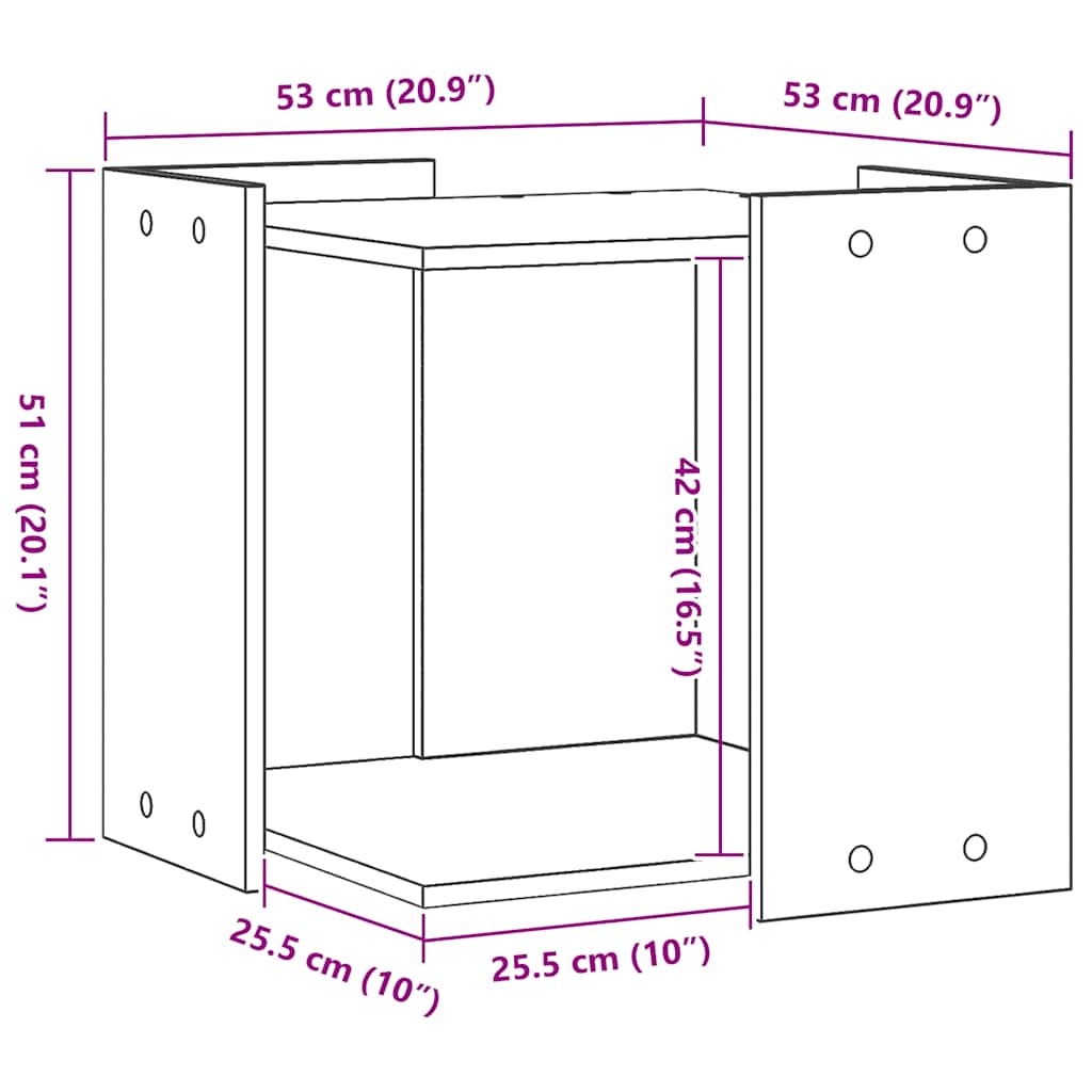 Katzenhaus Beistelltisch - Katzentoilette versteckt - Katzenklo - Katzenmöbel