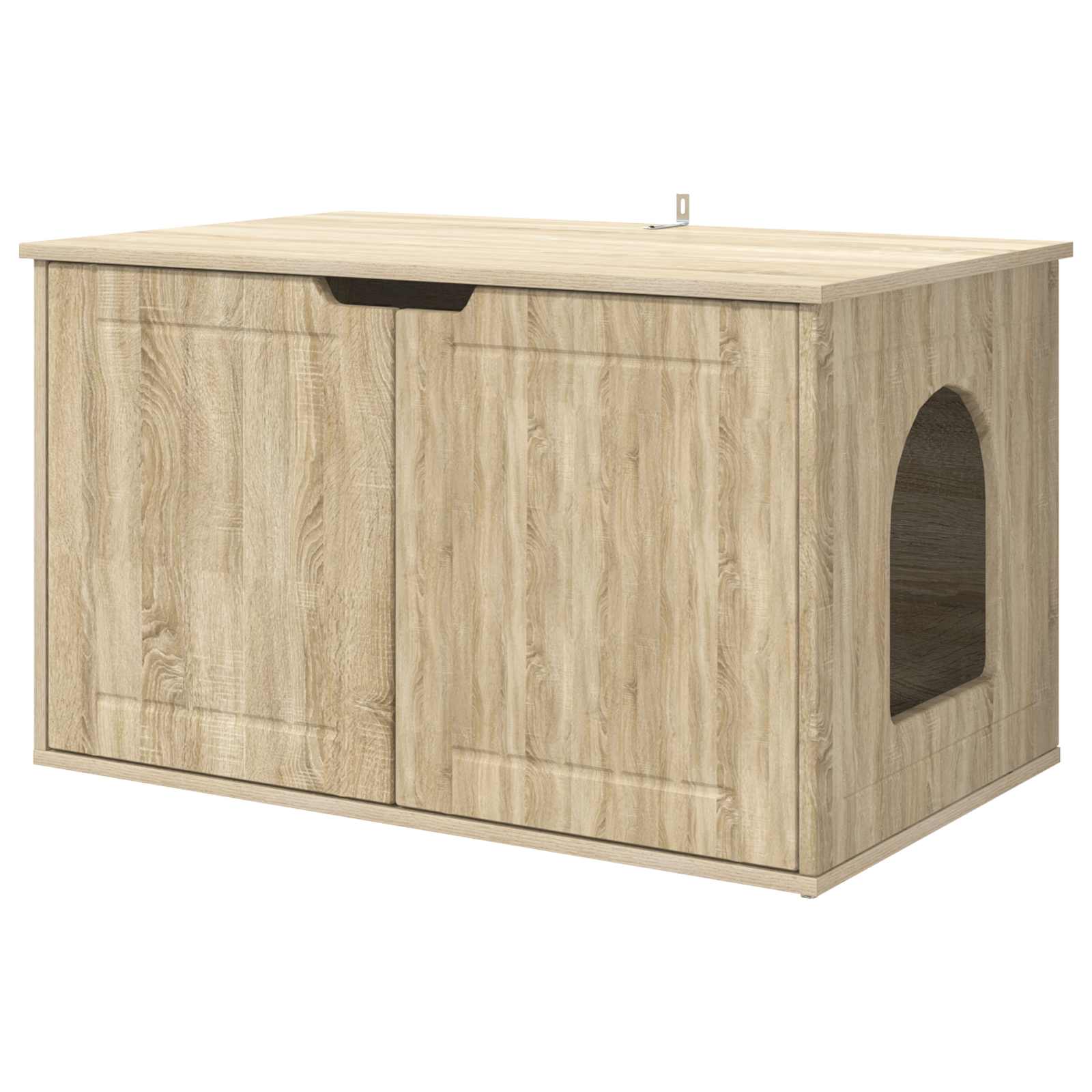 Stilvolles Katzenhaus als diskrete Lösung für Katzenklo - Katzenzubehör - 85x55