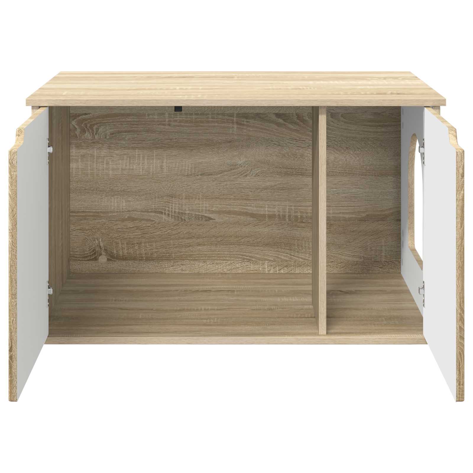 Stilvolles Katzenhaus als diskrete Lösung für Katzenklo - Katzenzubehör - 85x55