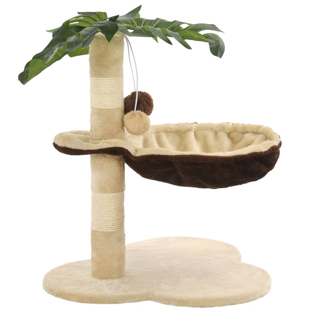 Katzenkratzbaum - Kratzbaum - Katzenmöbel - Katzenzubehör - Spielbälle - 50cm
