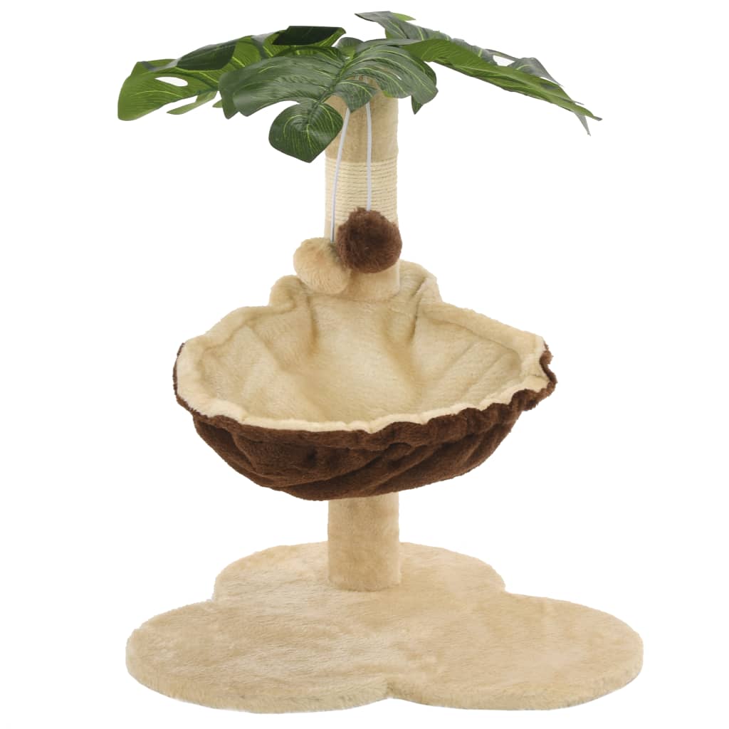 Katzenkratzbaum - Kratzbaum - Katzenmöbel - Katzenzubehör - Spielbälle - 50cm