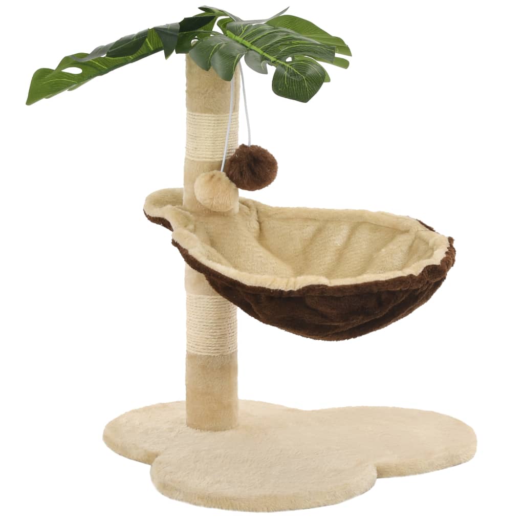 Katzenkratzbaum - Kratzbaum - Katzenmöbel - Katzenzubehör - Spielbälle - 50cm