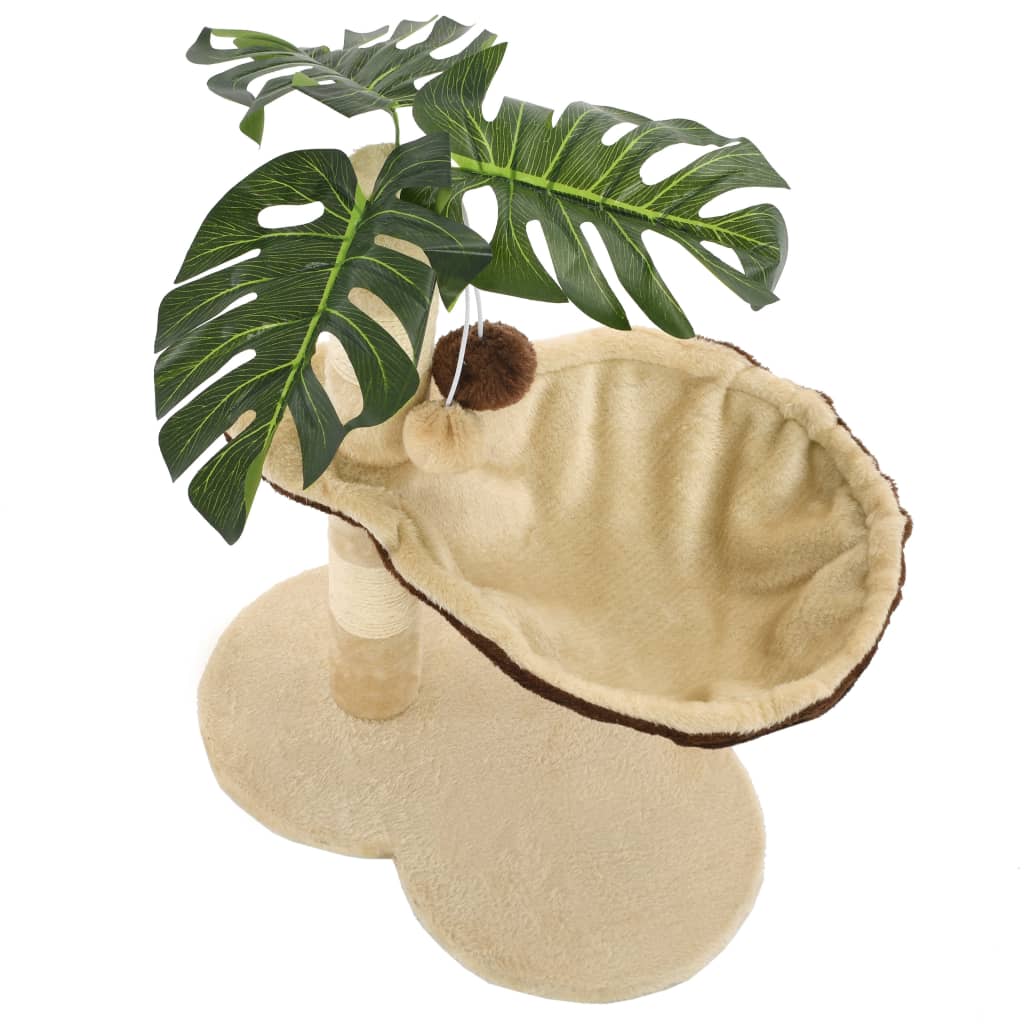 Katzenkratzbaum - Kratzbaum - Katzenmöbel - Katzenzubehör - Spielbälle - 50cm