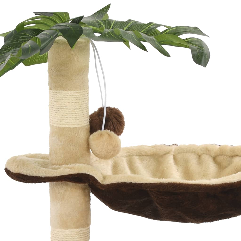 Katzenkratzbaum - Kratzbaum - Katzenmöbel - Katzenzubehör - Spielbälle - 50cm