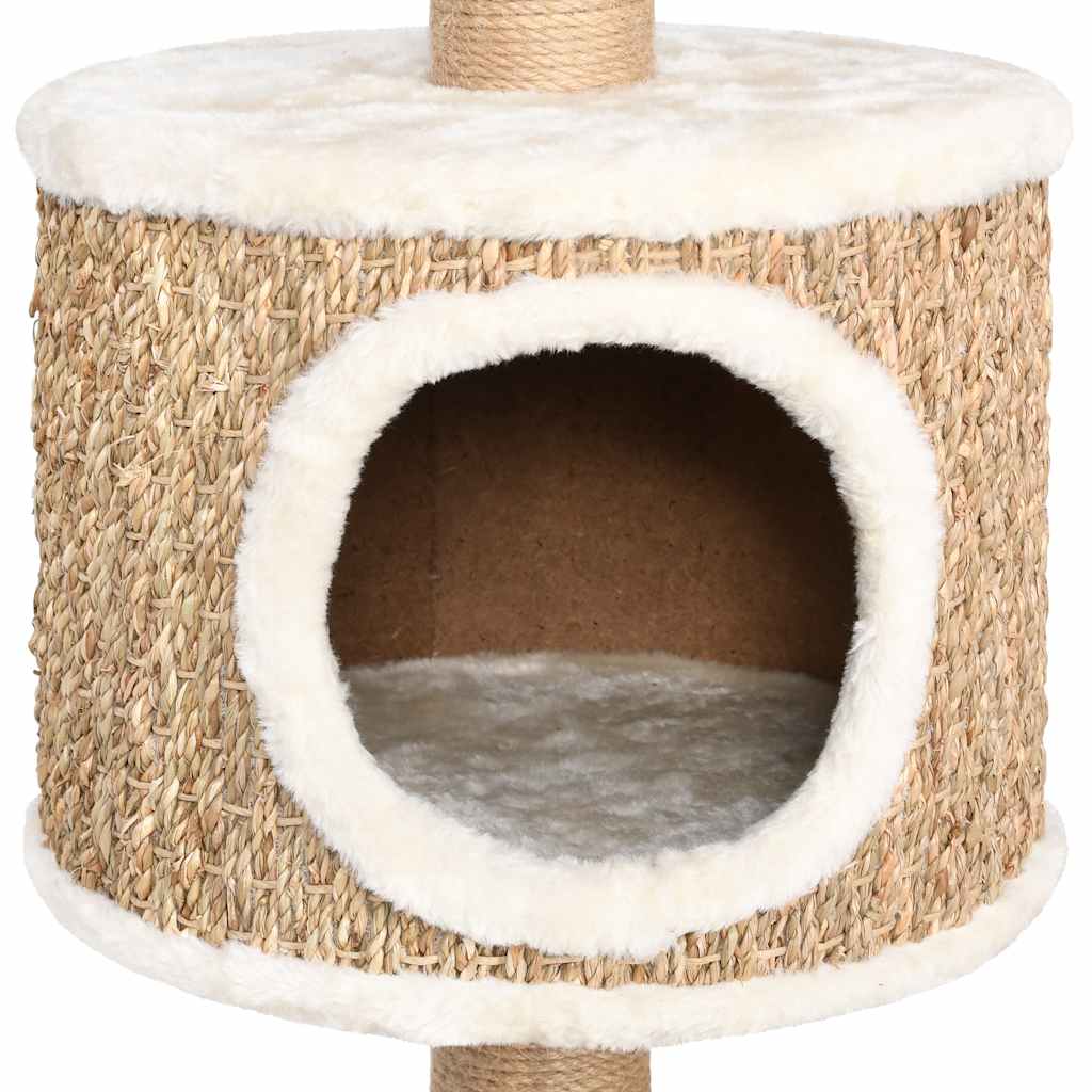 Vielseitige Katzenkratzbaum - Kratzbaum - Katzenmöbel - Seegras - 60x40x123 cm