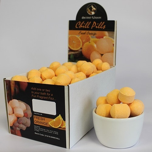 Chill Pills Badetabletten Fresh Oranges 1,3 kg Badezusatz - frischer Orangenduft