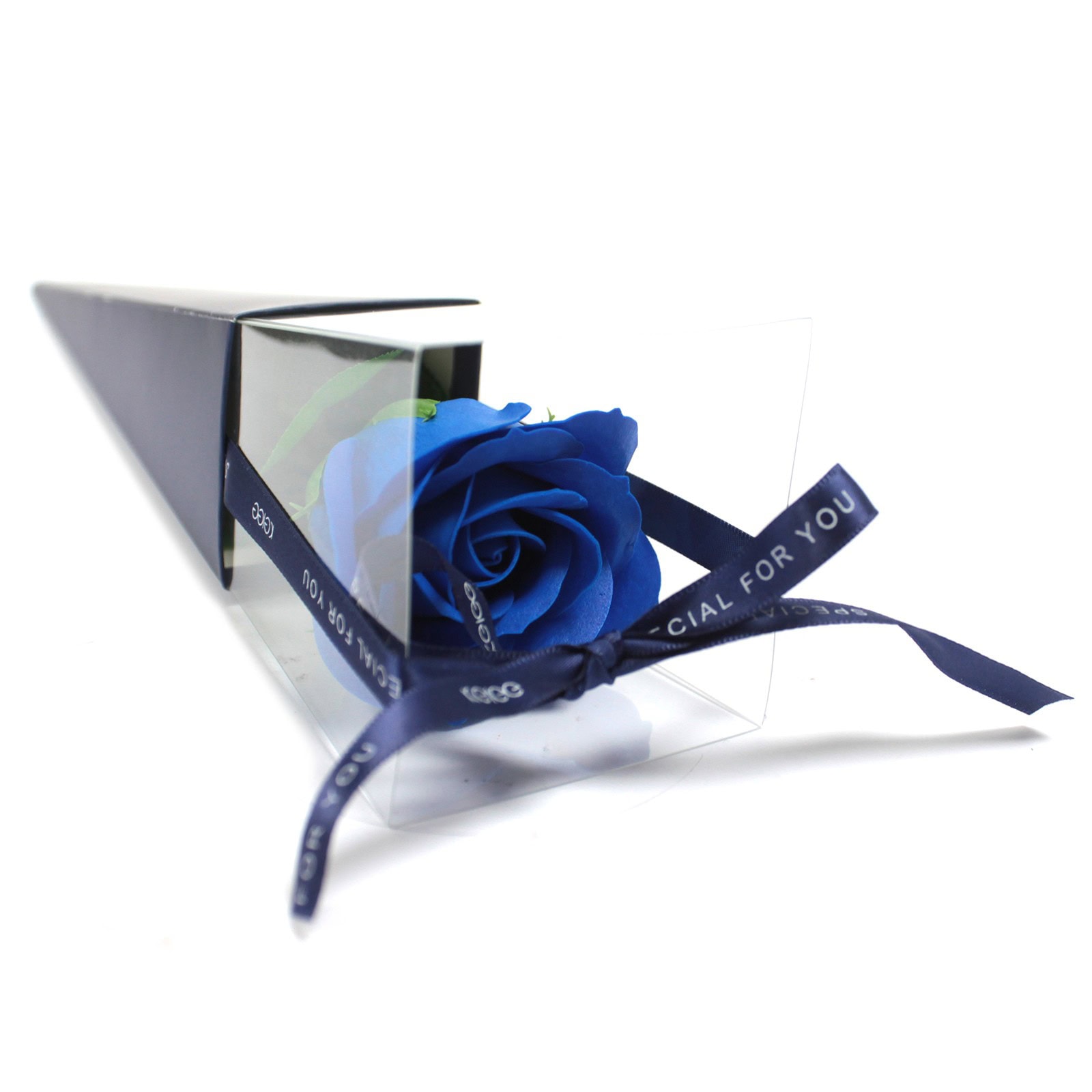 Einzelne Rosenblüte aus Seife - als dekorative Seifenblume & kleine Geschenkidee
