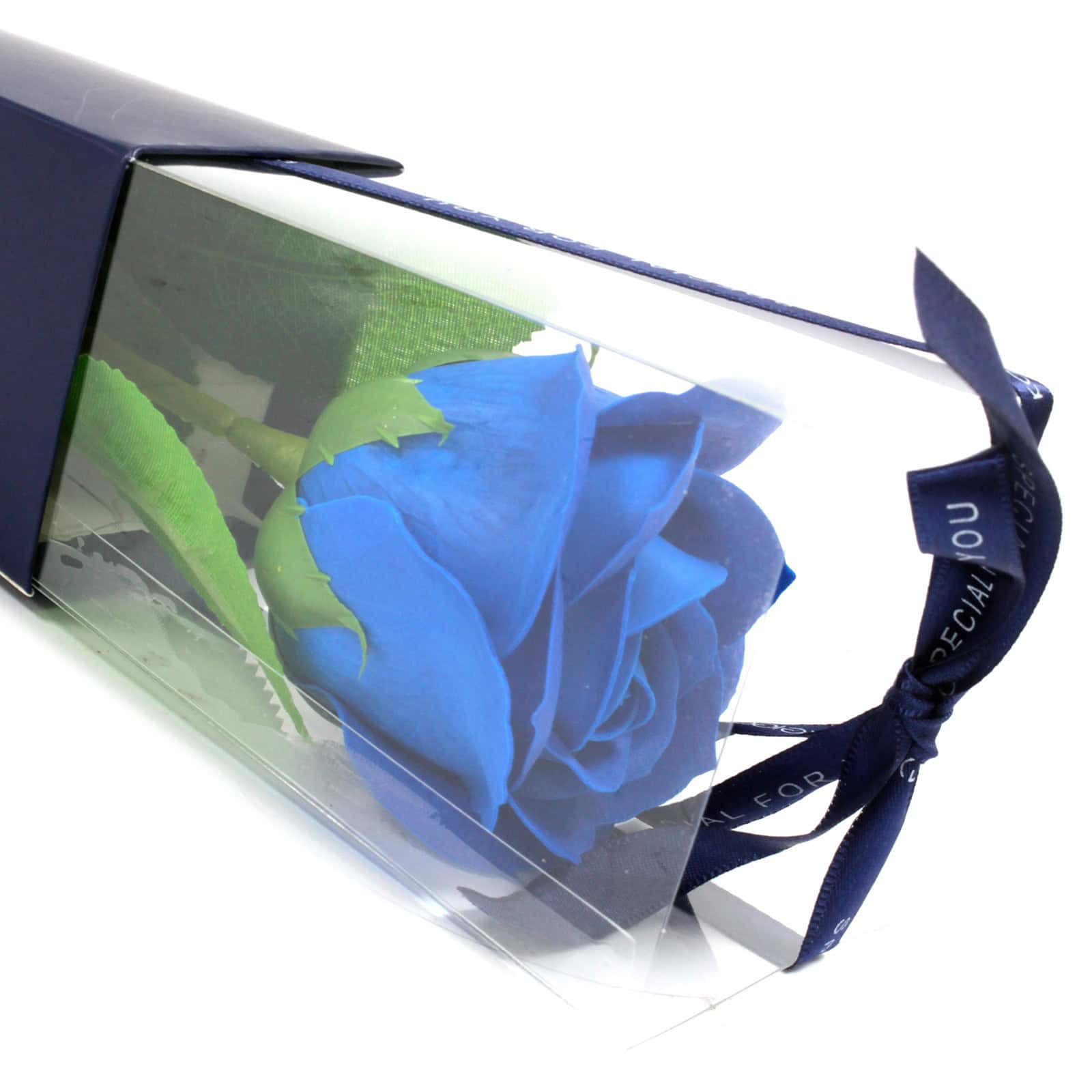 Einzelne Rosenblüte aus Seife - als dekorative Seifenblume & kleine Geschenkidee