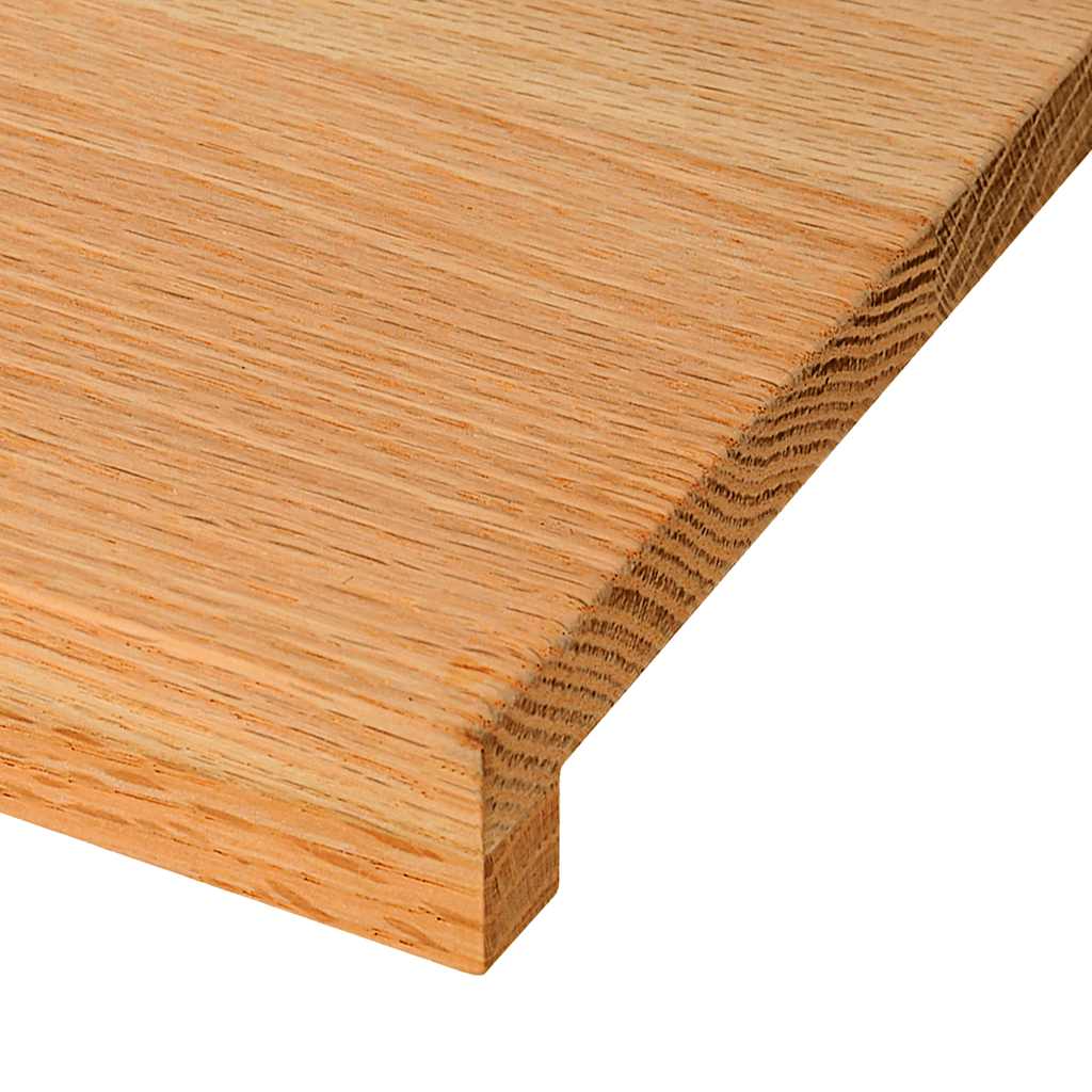 Trittstufe 100×25 cm Braun – Eichenholz