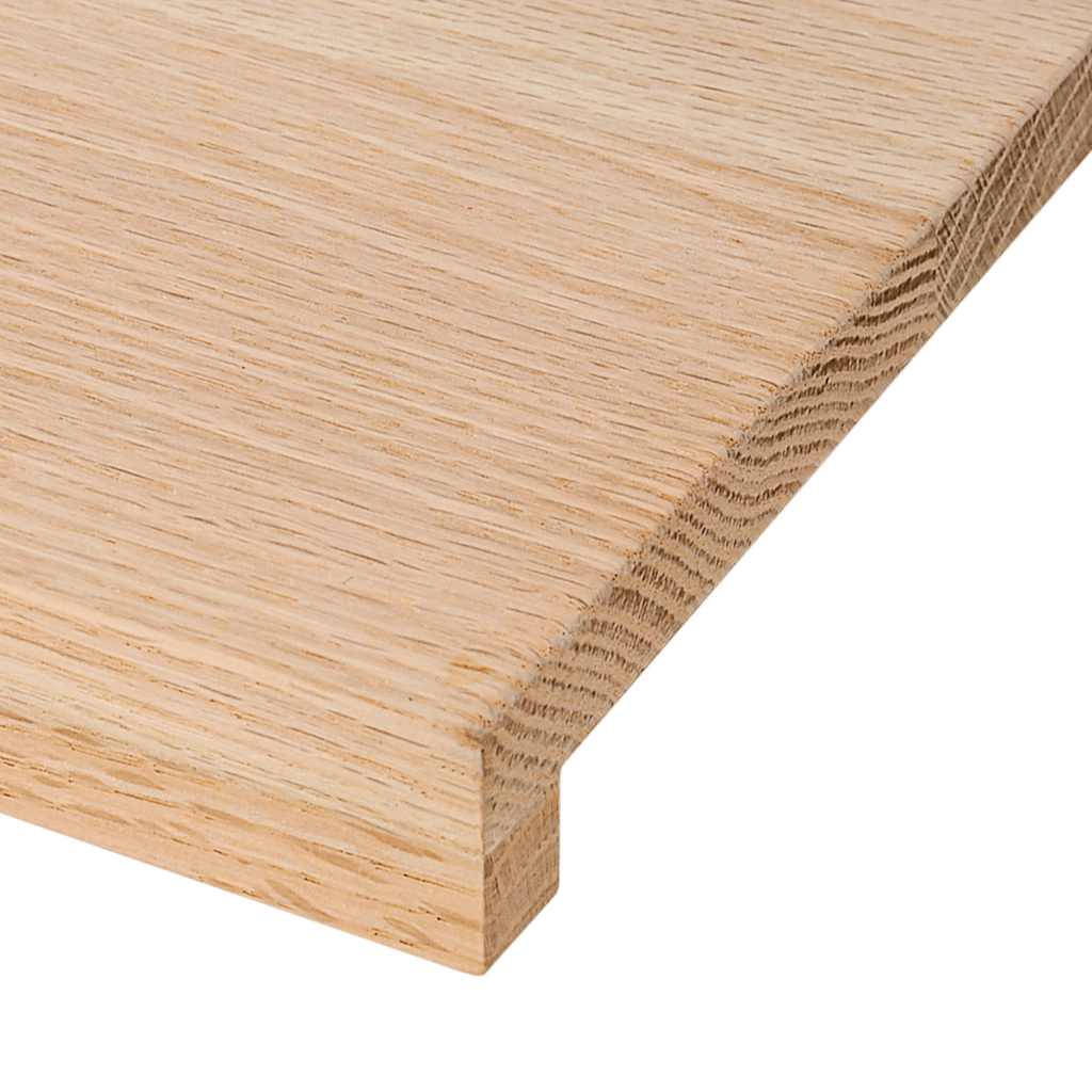 Trittstufe 100×30 cm Braun – Eichenholz