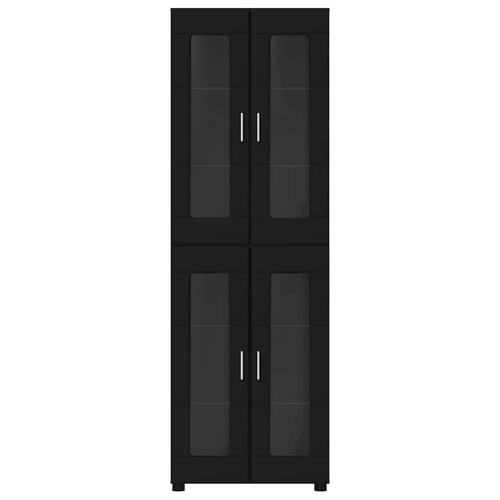 Highboard mit Glastüren - Hochschrannk - Vitrine - Wohnzimmerschrank - 182 cm