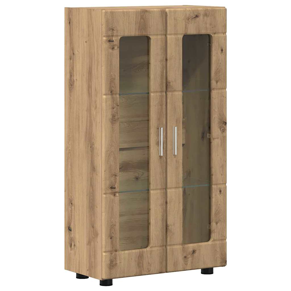 TOP Wohnwand - Vitrinenschrank - Highboard - TV-Schrankset - Lowboard - 182 cm
