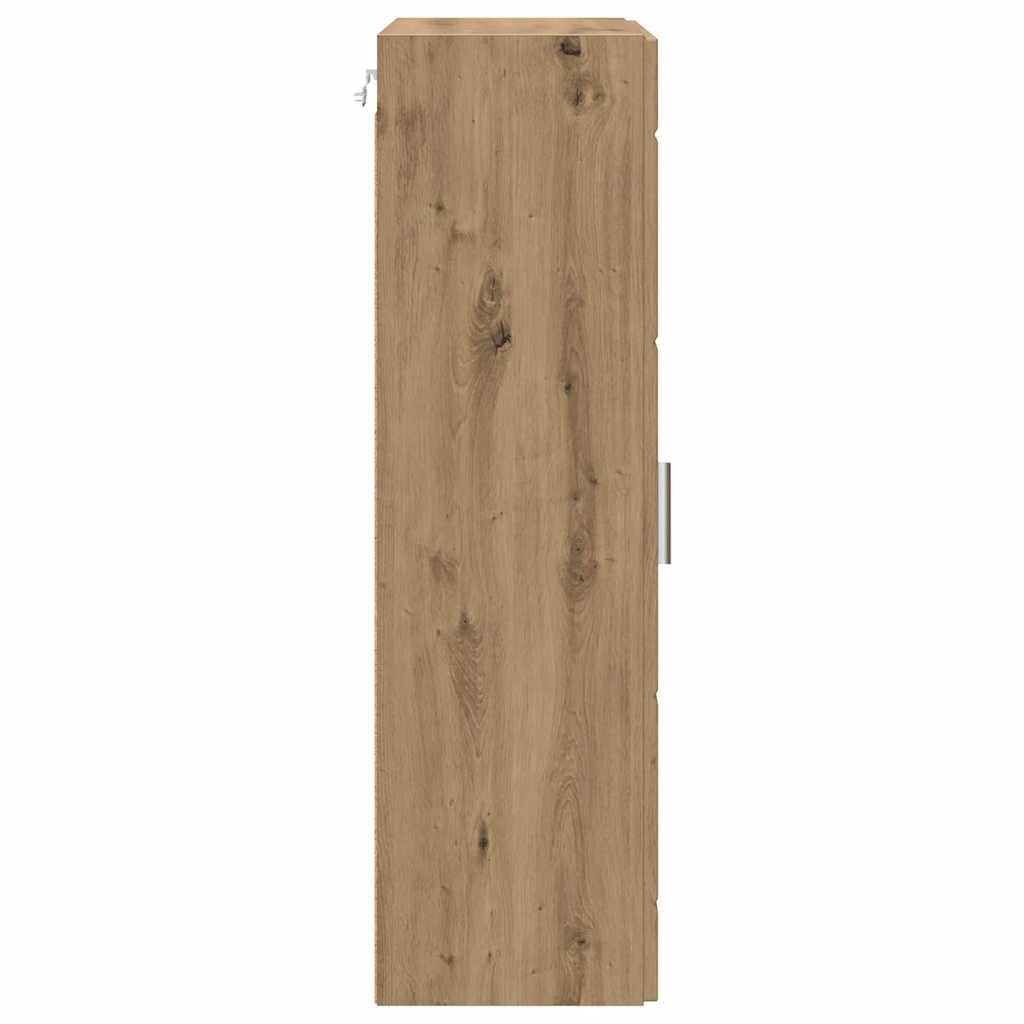 Holzschrank - Wandschrank - Vitrine - mit Glastür - Schrankmöbel - Wandmontiert