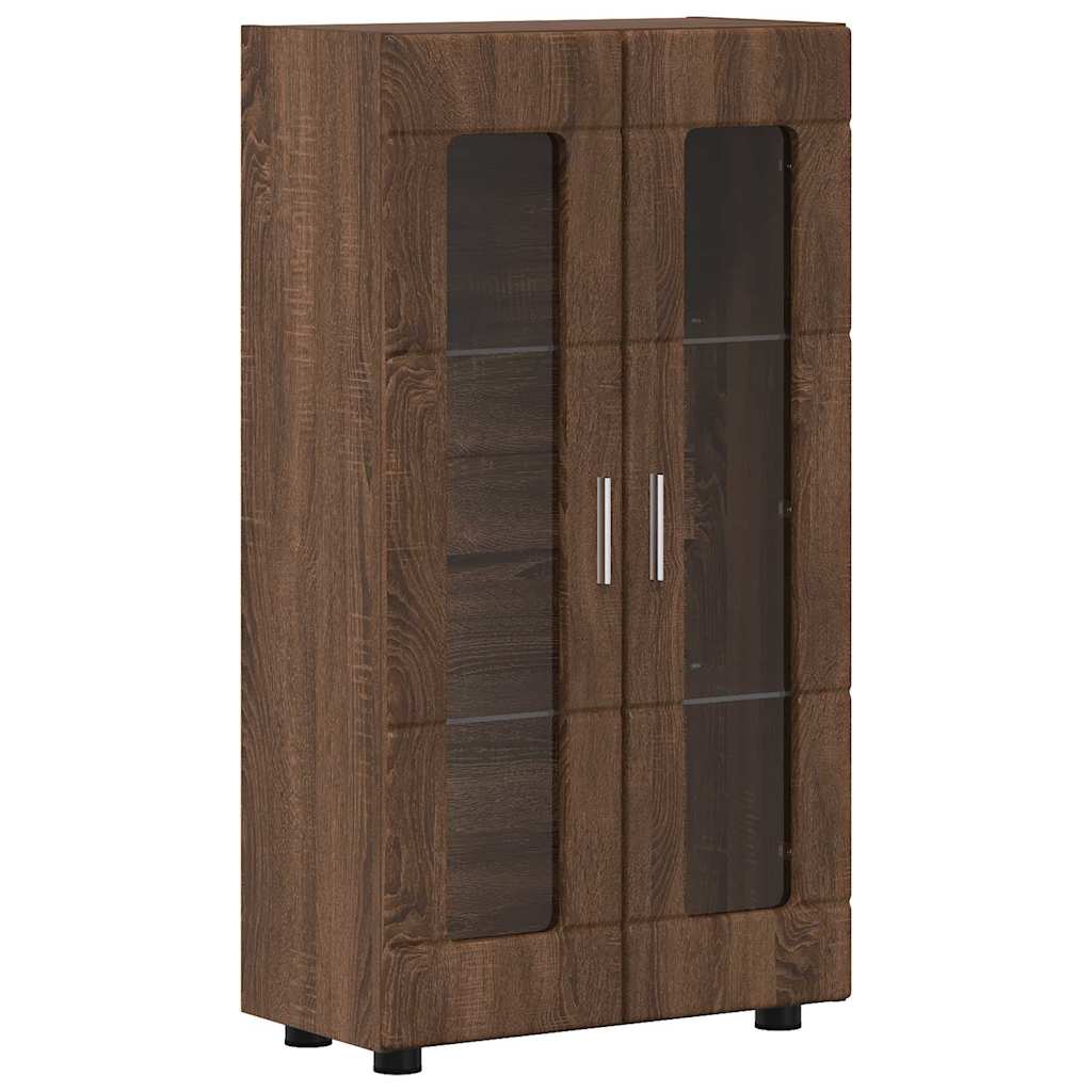 Sideboard - Kommode - Vitrinenschrank - Glastüren - Wohnzimmermöbel - 103 cm