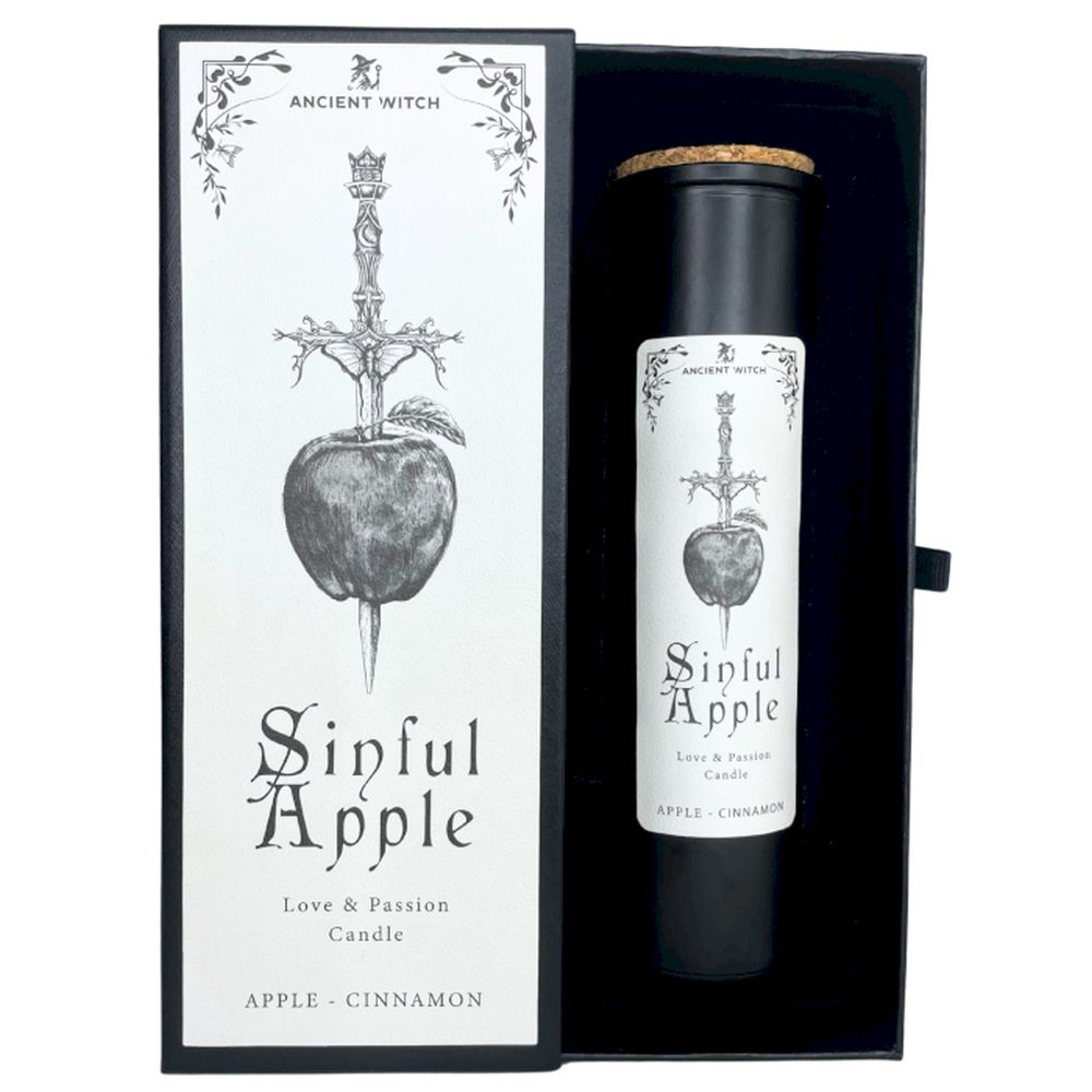Ritualkerze Sinful Apple – für Liebe, Leidenschaft und bewusste Anziehung