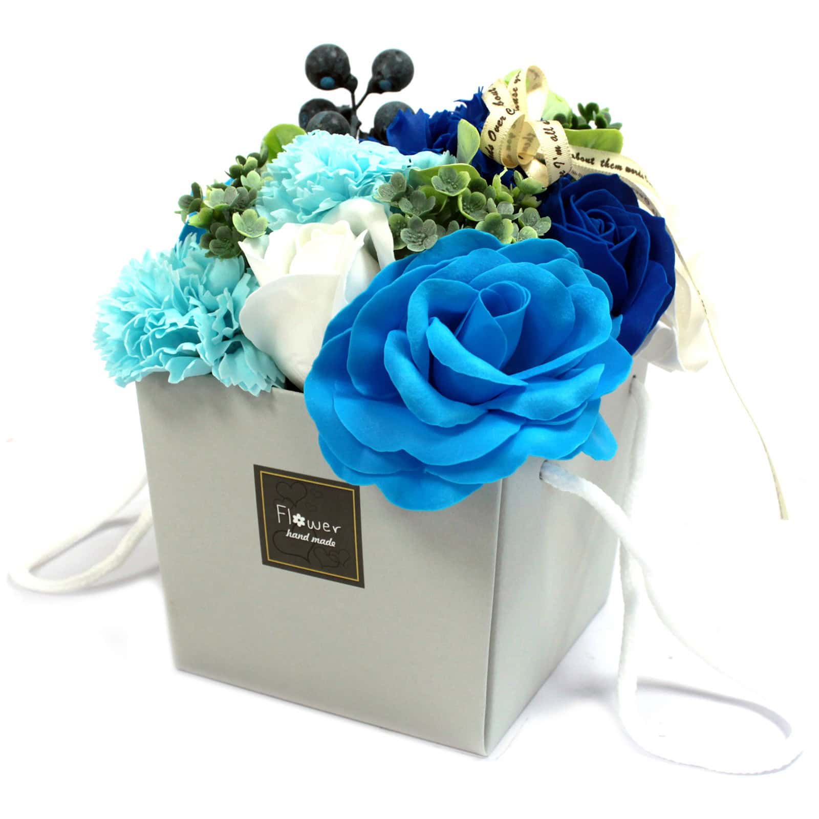 Tolle Geschenkidee, dekorative Blüten aus Seife - Rosen & Nelken 135 gr