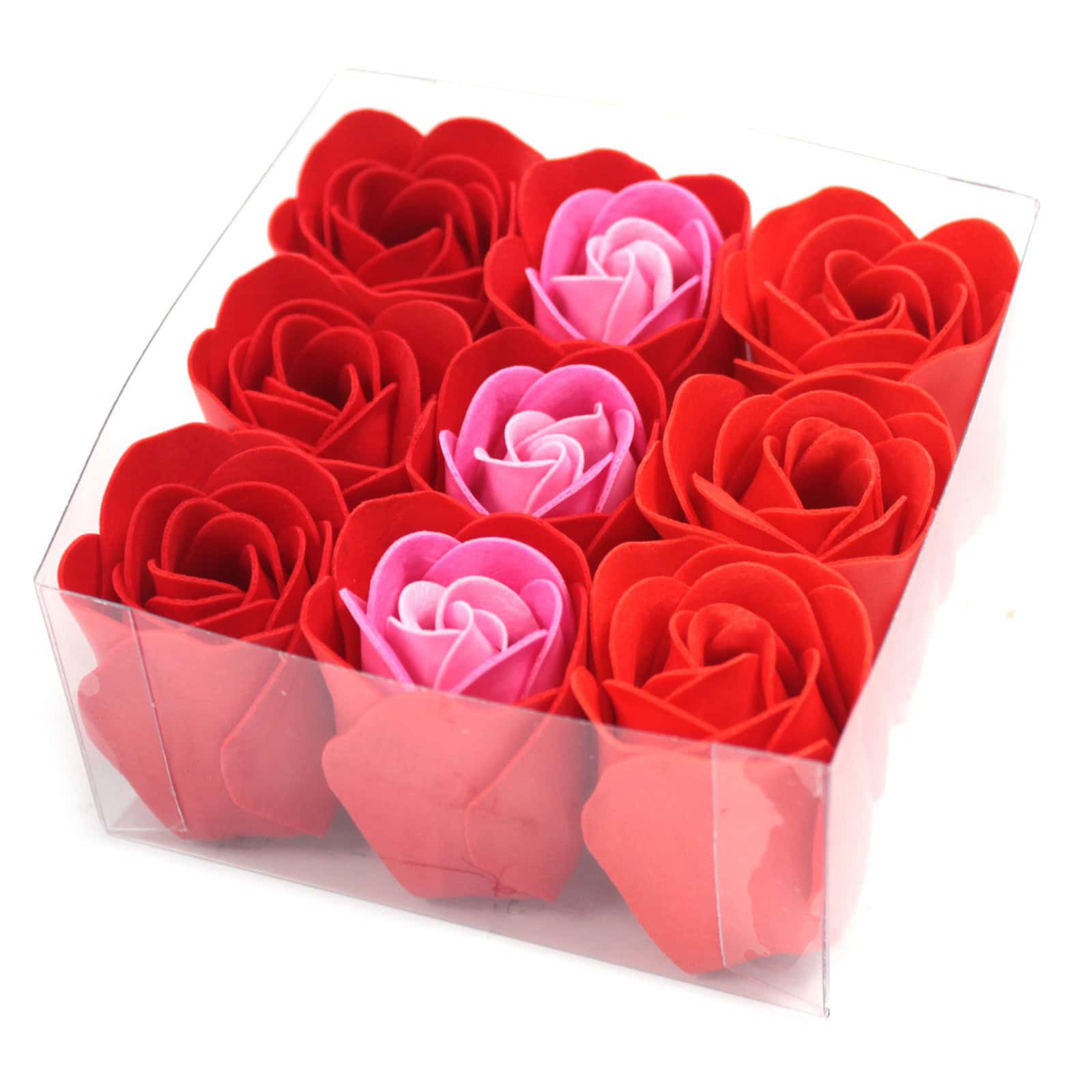 9 dekorative Rosenblüten aus Seife, Stilvoller Badezusatz & tolle Geschenkidee