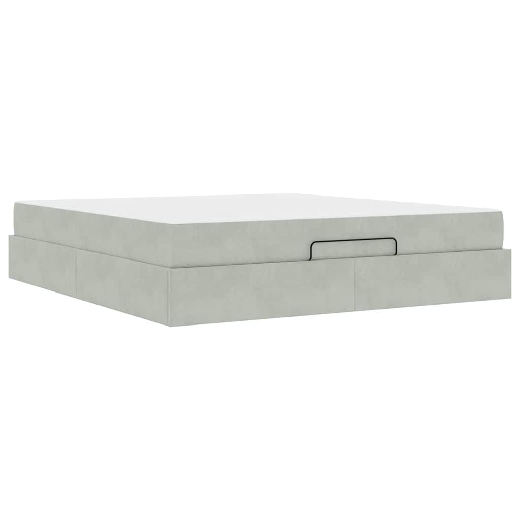 Polsterbett 180x200 cm mit Bettkasten – tolles Lift-up Stauraumbett mit Matratze