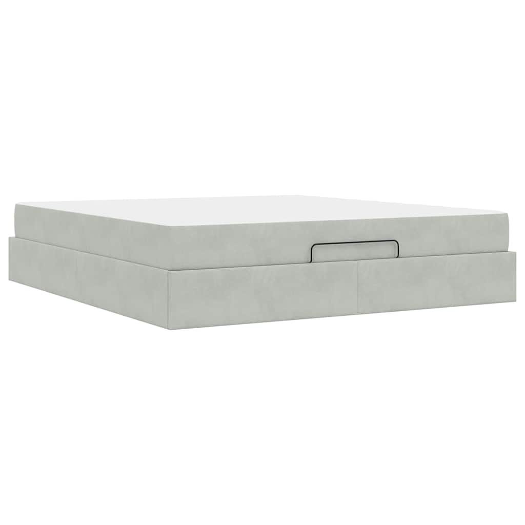 Polsterbett 180x200 cm mit Bettkasten – tolles Lift-up Stauraumbett mit Matratze