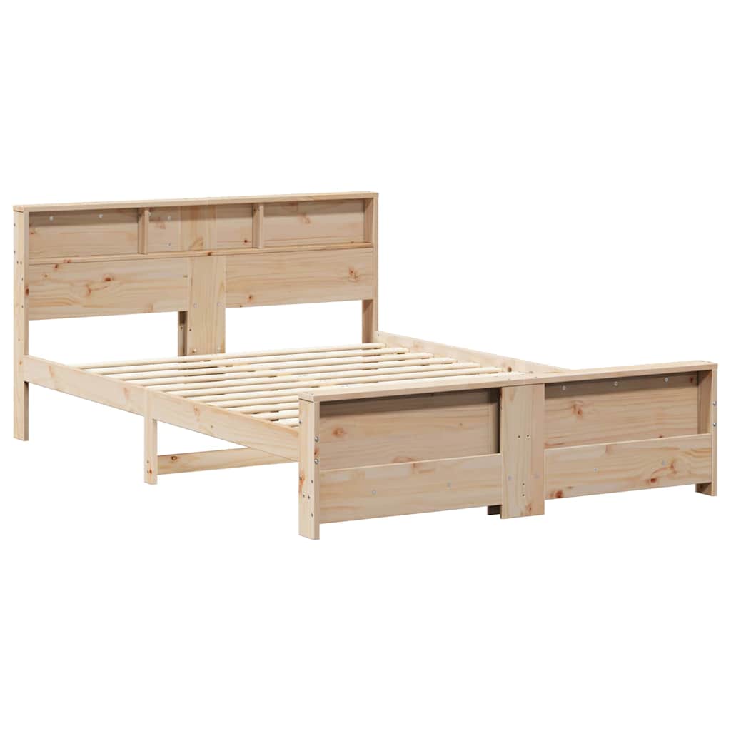 Bettgestell mit Kopfteil - Bettrahmen - Doppelbett - Holzbett - 140 x 200 cm