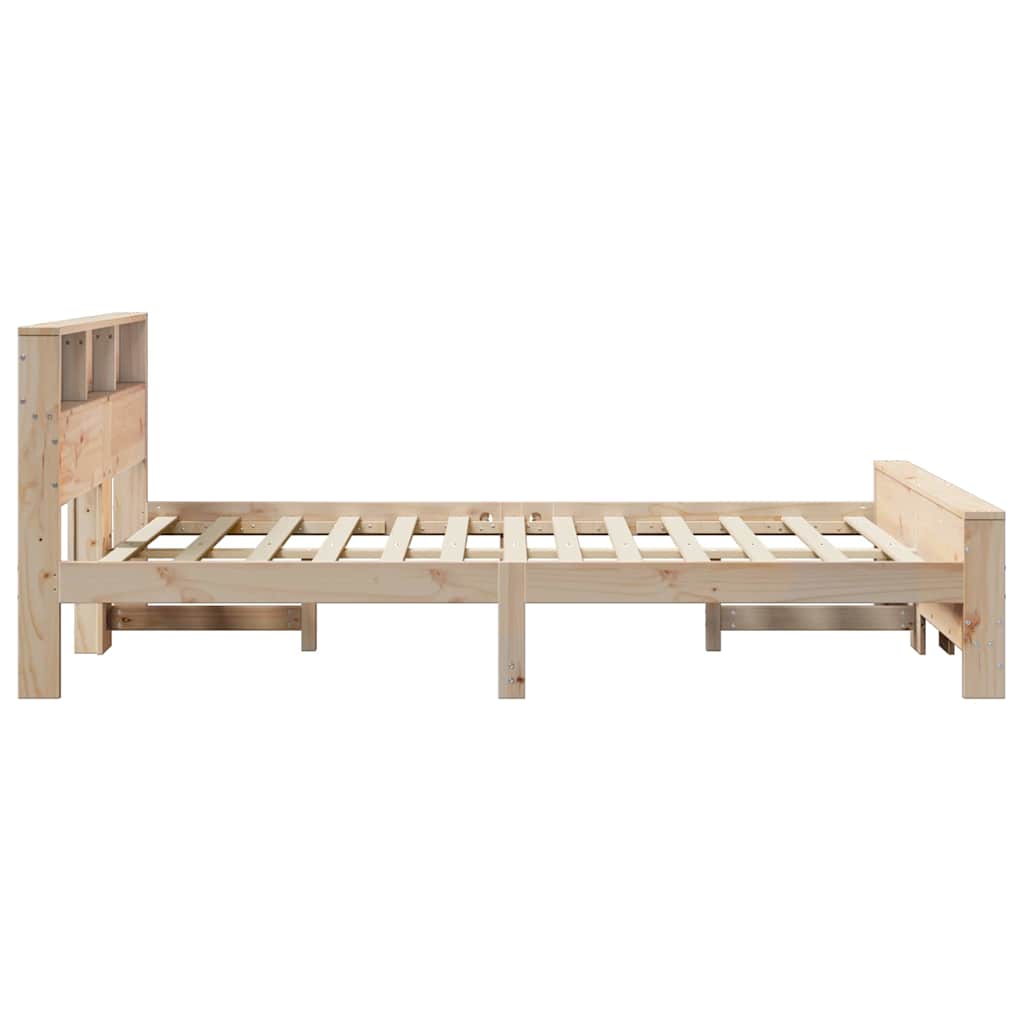 Bettgestell mit Kopfteil - Bettrahmen - Doppelbett - Holzbett - 140 x 200 cm