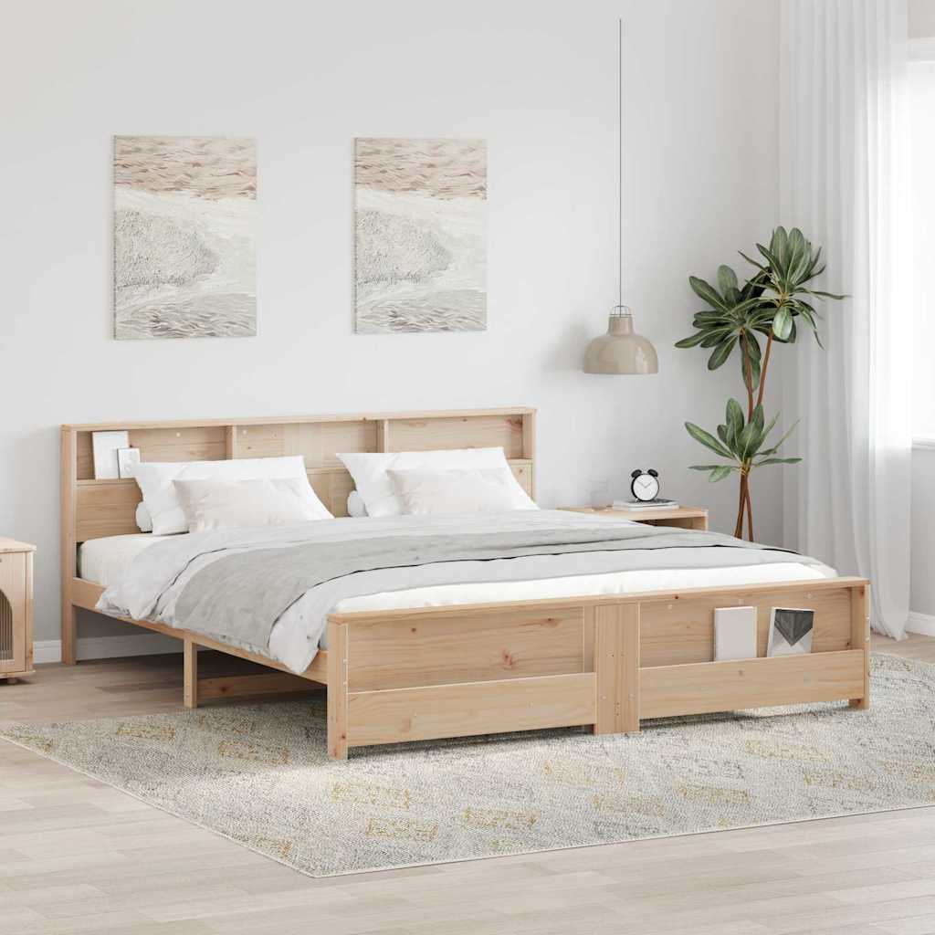 Bettgestell - Holzbett - Doppelbett - Bettrahmen - Massivholzbett - 180 x 200 cm