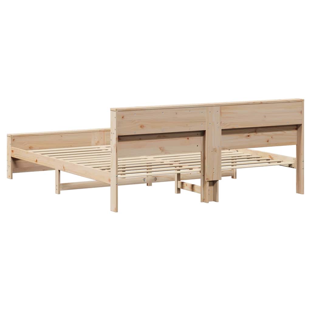 Bettgestell - Holzbett - Doppelbett - Bettrahmen - Massivholzbett - 180 x 200 cm