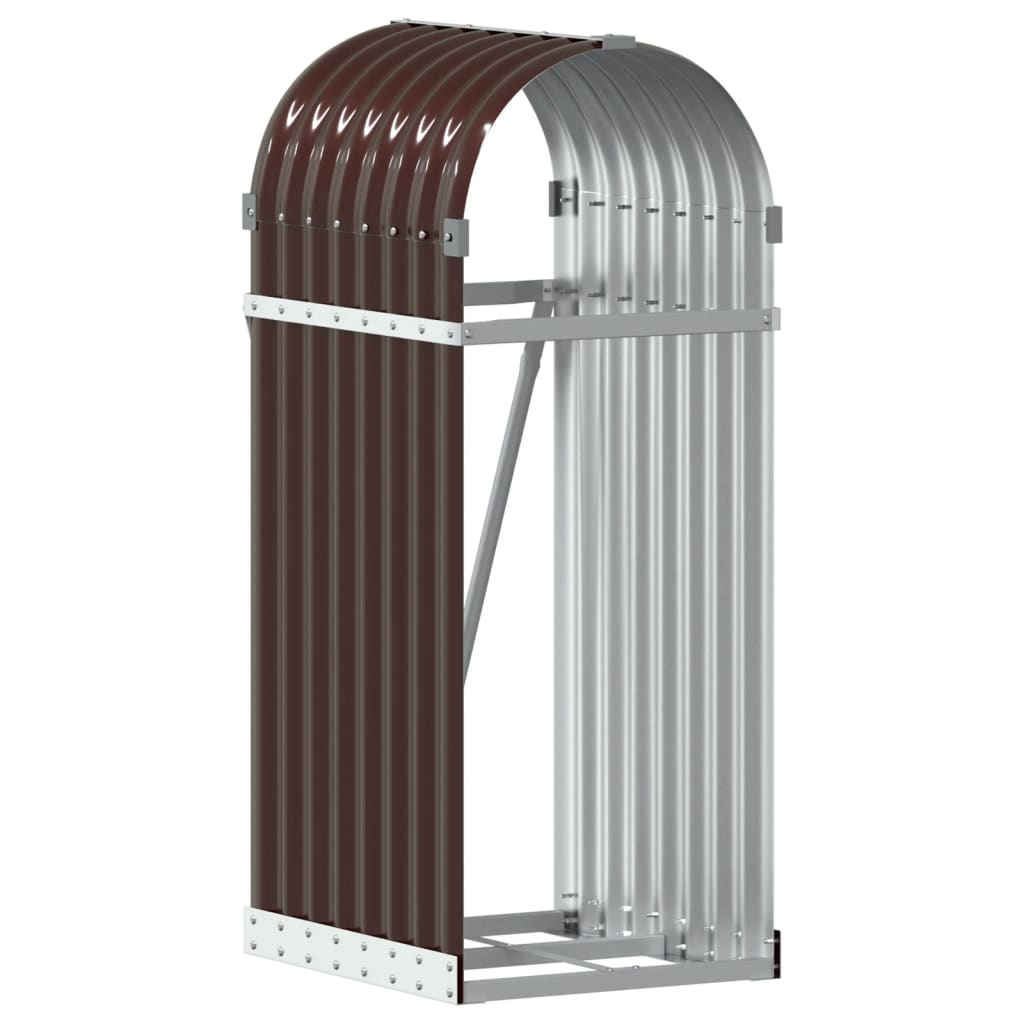 Kaminholzregal aus langlebigem Metall – Stabiler Holzständer für Außenlagerung