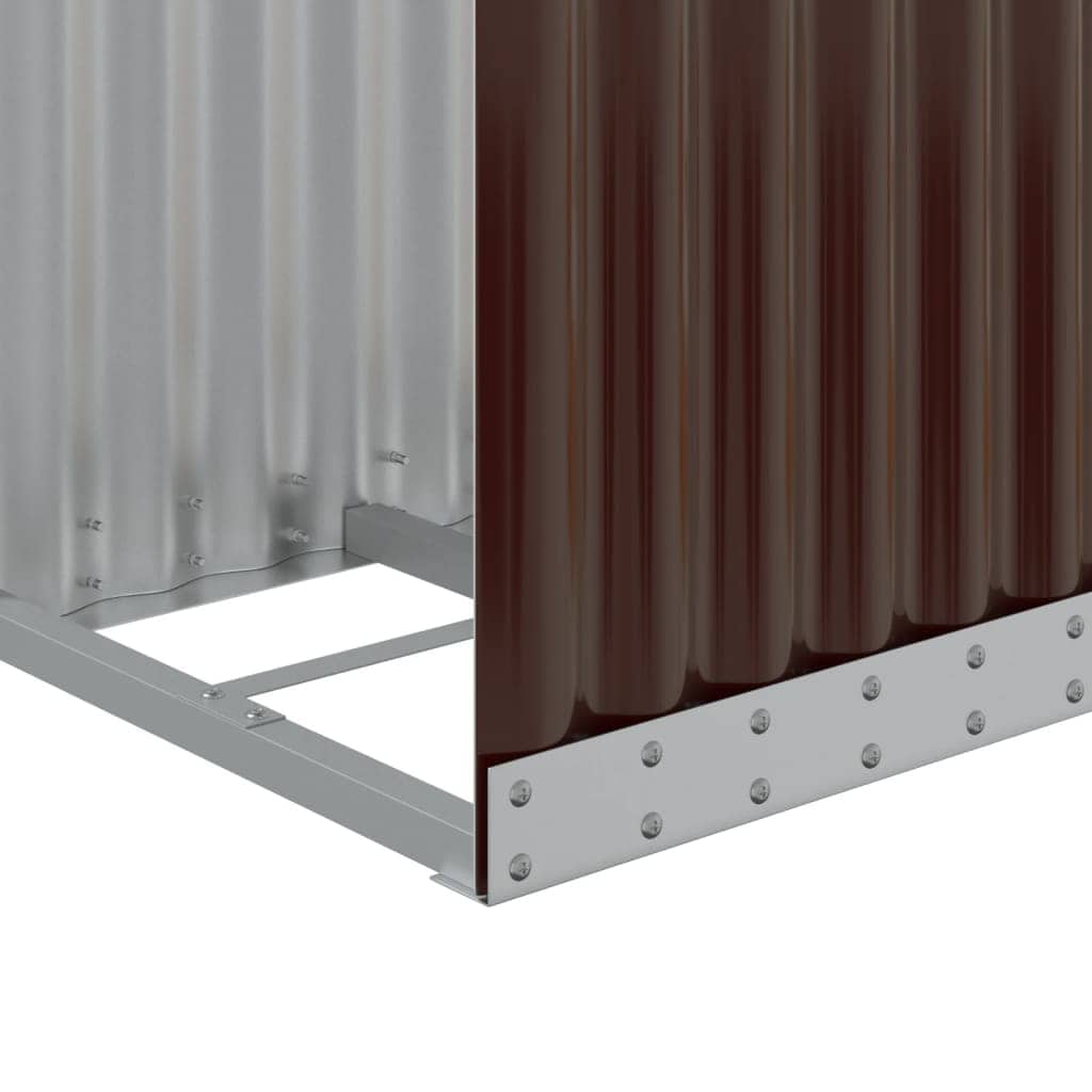 Kaminholzregal aus langlebigem Metall – Stabiler Holzständer für Außenlagerung