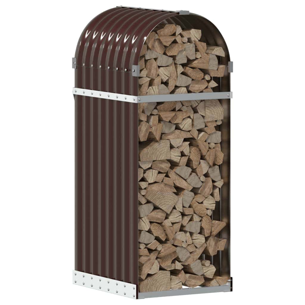 Kaminholzregal aus langlebigem Metall – Stabiler Holzständer für Außenlagerung