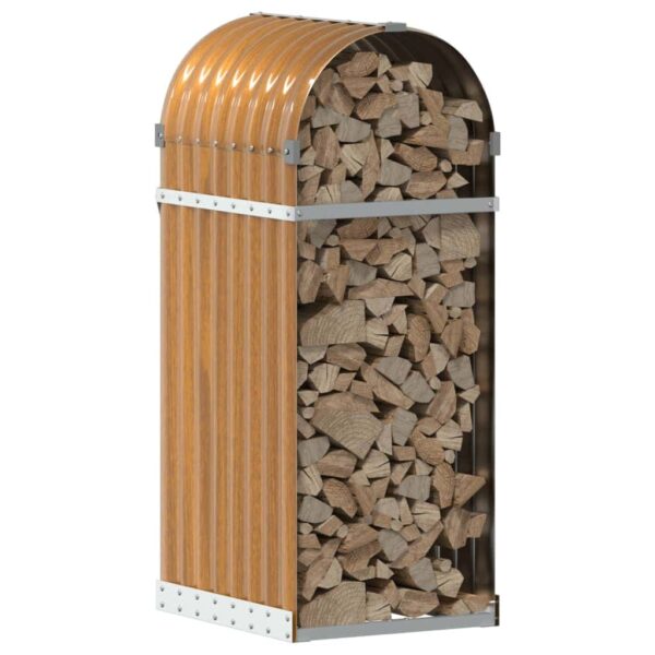 Brennholzhalter aus Stahl – Wetterfestes Kaminholzregal für Garten und Terrasse