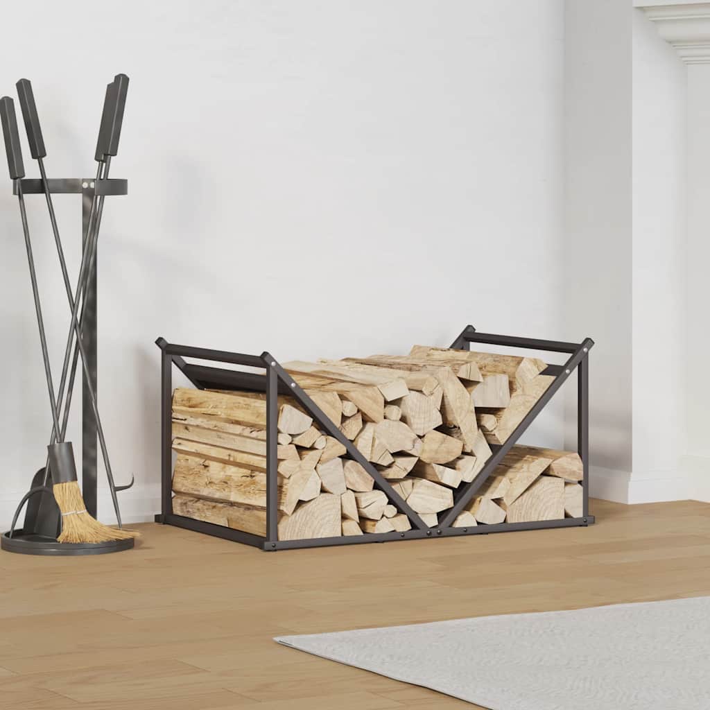 Feuerholzregal aus Stahl – Eleganter Kaminholzhalter für den Wohnbereich